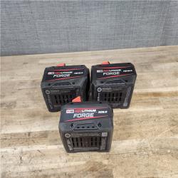 HOUSTON LOCATION - AS-IS MILWAUKEE FORGE BATTERY PACK QTY - 3