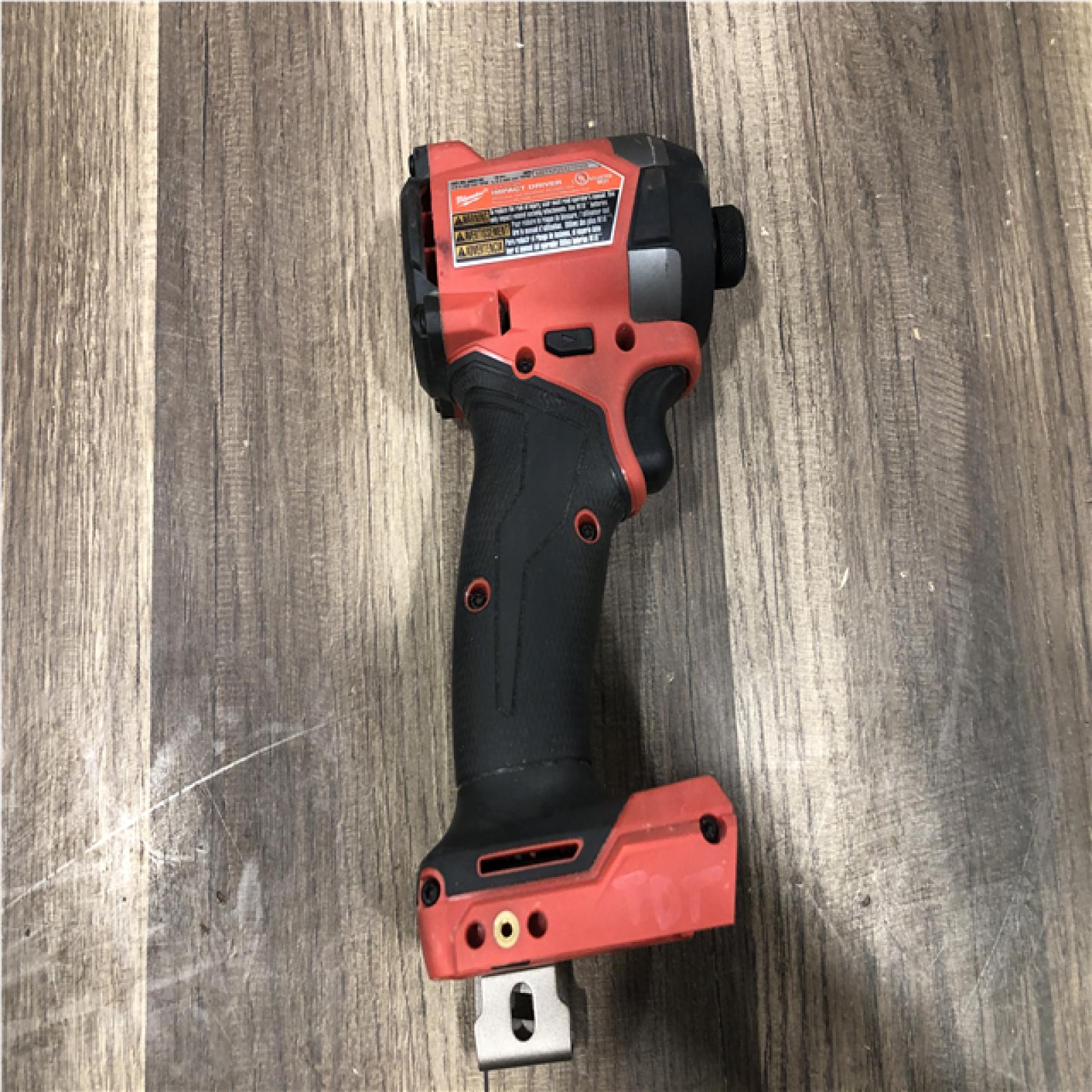 AS-IS Milwaukee FUEL 18V Lithium-Ion Brushless Cordless 1/4 in. Hex Impact Driver Kit
