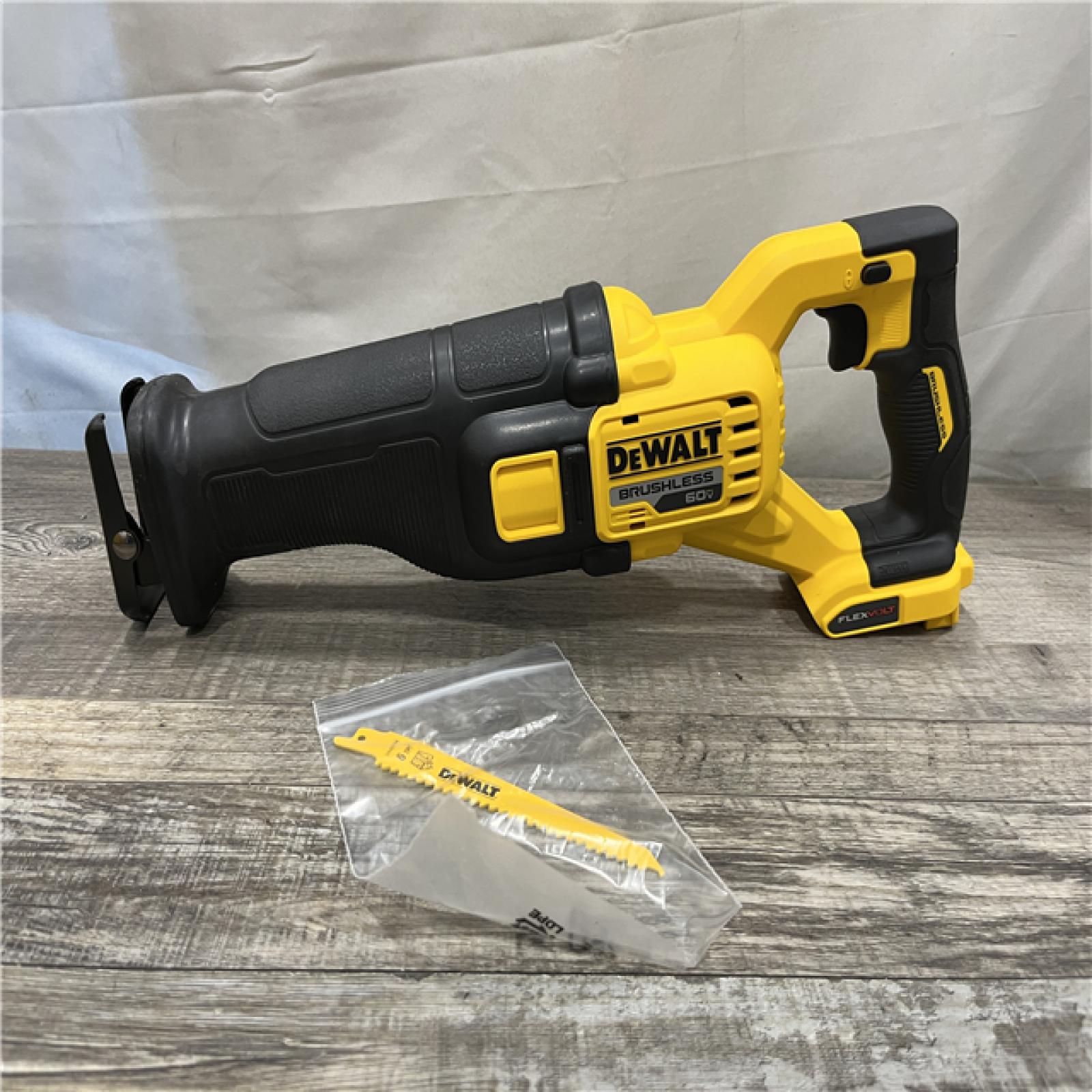 AS-IS DEWALT FLEXVOLT 60V MAX Cordless Brushless Reciprocating Saw (Tool Only)