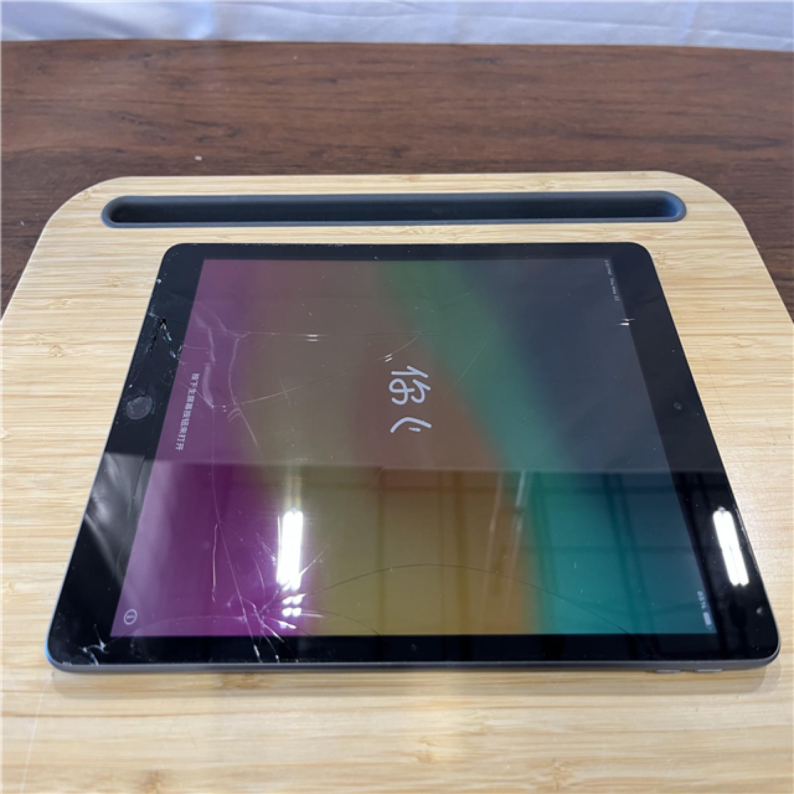 AS-IS Apple - 10.2-Inch iPad with Wi-Fi + Cellular - 64GB - Space Gray