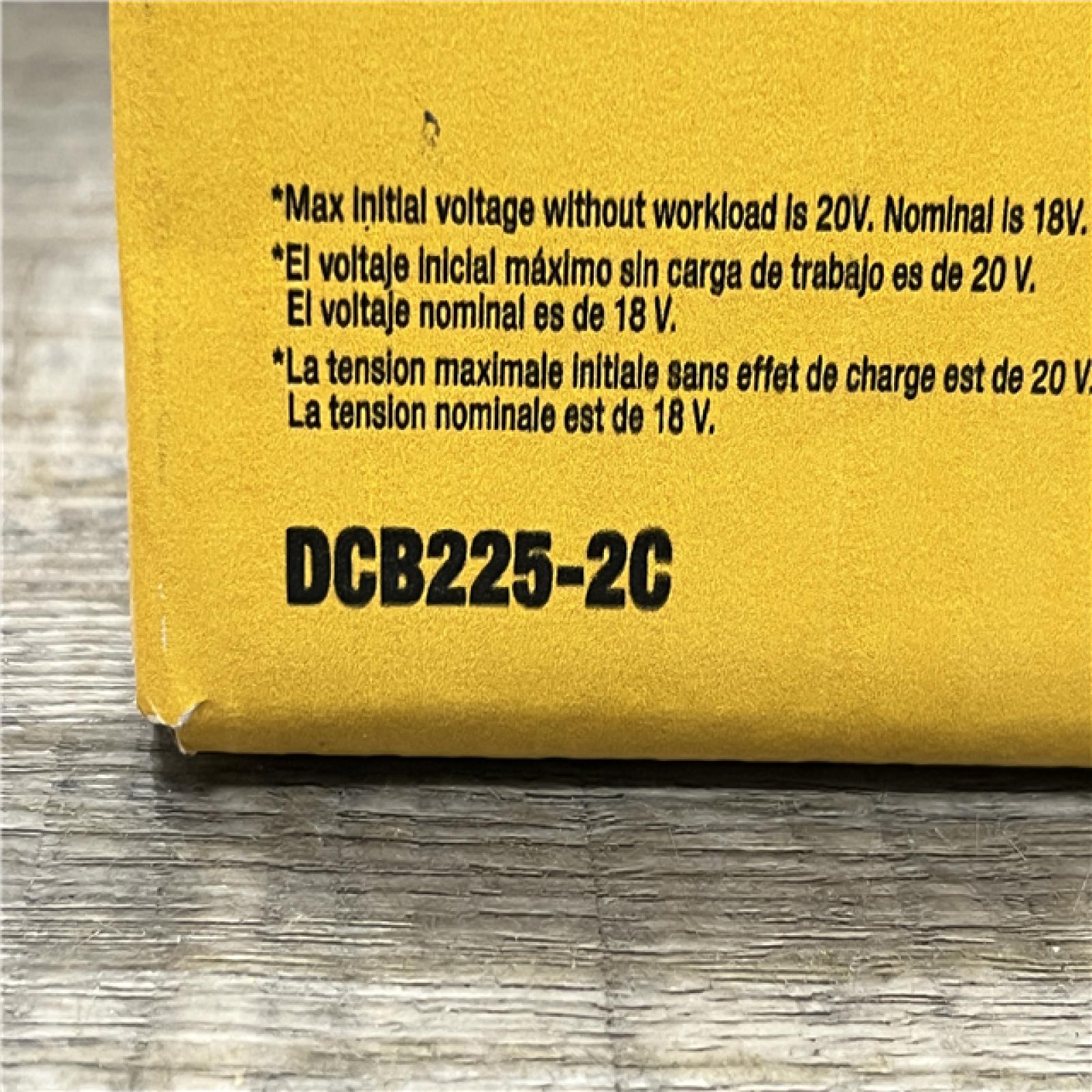 NEW - DEWALT 20V MAX Lithium-Ion Battery Kit with 5.0Ah and 2.0Ah Battery and Charger