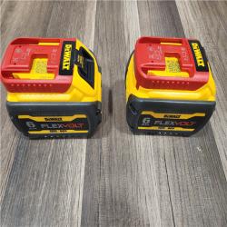 AS-IS DEWALT FLEXVOLT 20V/60V MAX Lithium-Ion 6.0Ah Battery Pack (2 Pack)