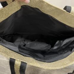 NEW - Victoria Secret Gold Tote Bag