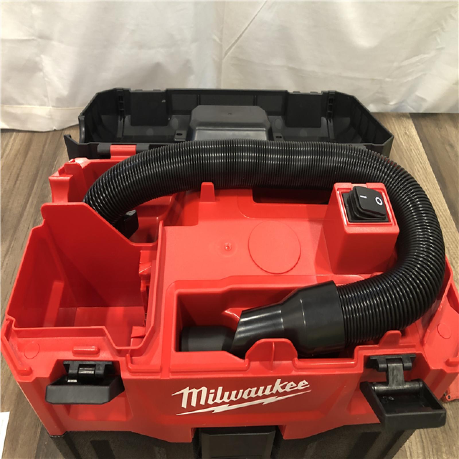 AS-IS Milwaukee 18-Volt 2 Gal. Lithium-Ion Cordless Wet/Dry Vacuum (Vacuum-Only)