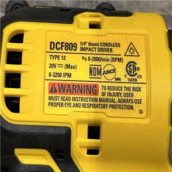 AS-IS DEWALT Atomic 20V Max Lithium-Ion Brushless Cordless Compact 1/4 in. Impact Driver Kit