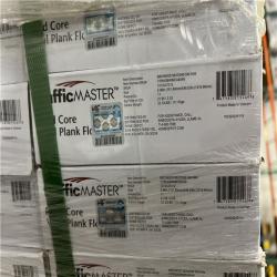 DALLAS LOCATION- TrafficMaster Birchwood Meadows Oak 6 MIL x 6 in. W x 48 in. L Waterproof Click Lock Luxury Vinyl Plank Flooring (21.95 sqft/case) PALLET -( 44 CASES)