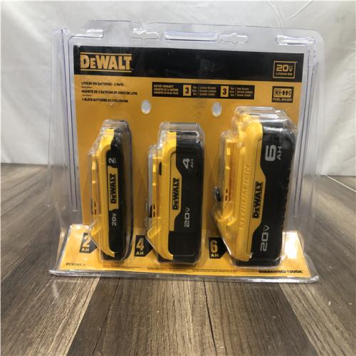 AS-IS DEWALT 20V MAX Battery Lithium Ion 3 Pack - DCB346-3