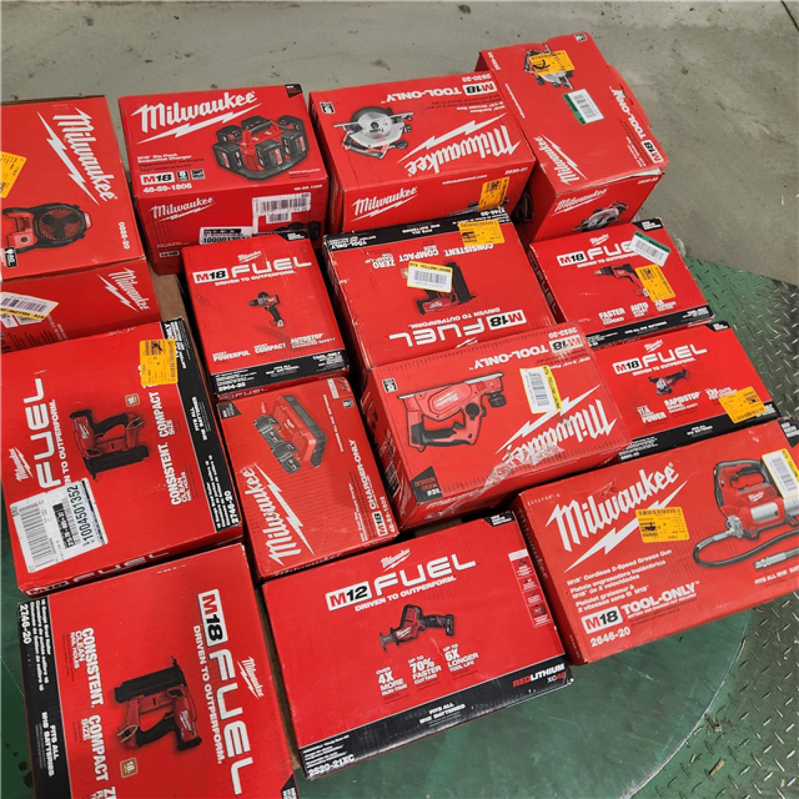 Dallas Location - As-Is Milwaukee Tool Pallet
