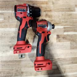 HOUSTON LOCATION - AS-IS Milwaukee  18V Lithium-Ion Brushless Cordless Compact Drill/Impact Combo Kit