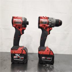 AS-IS- Milwaukee M18 FUEL 18V Lithium-Ion Brushless Cordless Hammer Drill and Impact Driver Combo Kit