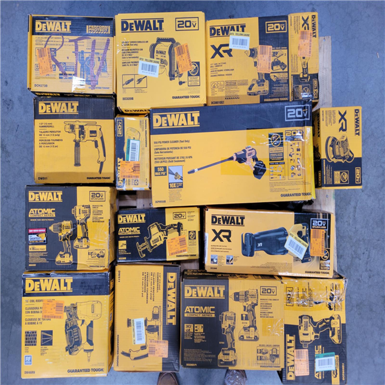 CALIFORNIA AS-IS DEWALT TOOL PALLET