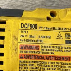 AS-IS DEWALT 20V MAX Lithium-Ion Cordless 1/2 in. Impact Wrench Kit