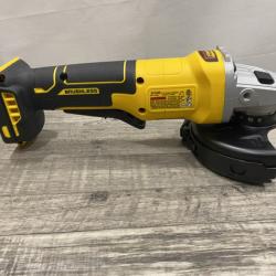 AS-IS DEWALT 20V MAX Cordless Brushless 4-1/2 in. Angle Grinder with Paddle Switch (Tool Only)