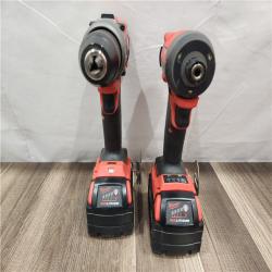 AS-IS- MILWAUKEE FUEL 18V Lithium-Ion Brushless Cordless Hammer Drill and Impact Driver Combo Kit