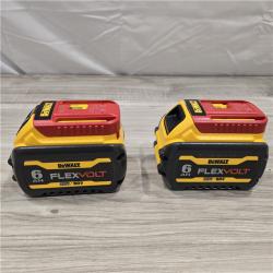 AS-IS DEWALT FLEXVOLT 20-Volt/60-Volt MAX Lithium-Ion 6.0Ah Battery Pack (2-Pack)