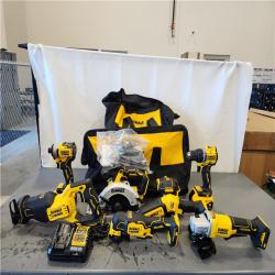 AS-IS- 20V Lithium-Ion Cordless 8-Tool Combo Kit with (2) 5.0 Ah Batteries and Charger