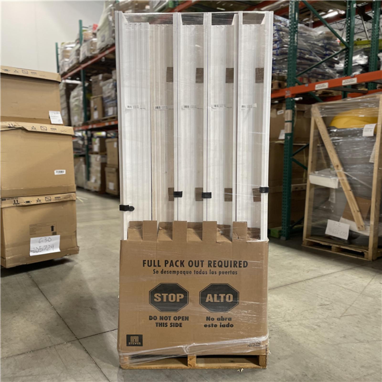 DALLAS LOCATION - 36 in. x 80 in. RH2P Sqtop Hollow Core White Primed Composite Smooth Single Prehung Interior Door w/356 Casing Blk-Hinge PALLET-(5 UNITS)