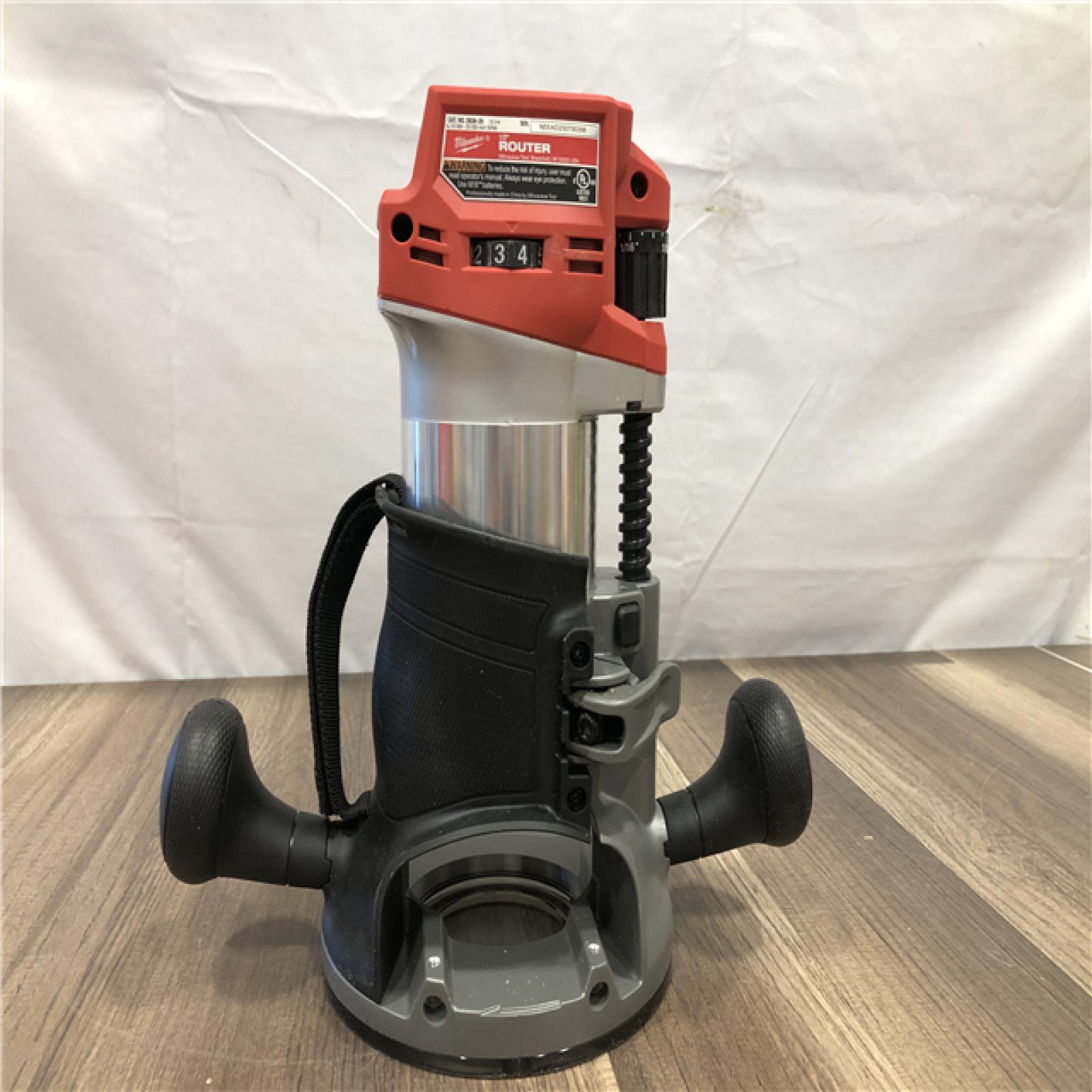 AS-IS Milwaukee  FUEL 18V Lithium-Ion Cordless Brushless 1/2 in. Router (Tool-Only)