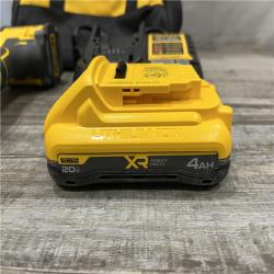 AS-IS DEWALT 20V MAX XR Lithium-Ion Brushless Cordless 3-Speed High Torque 1/4 in. Impact Driver Kit