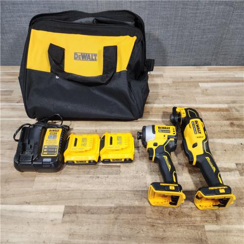 HOUSTON LOCATION - AS - IS DEWALT ATOMIC 20-Volt Lithium-Ion Cordless Brushless (2-Tool) Combo Kit