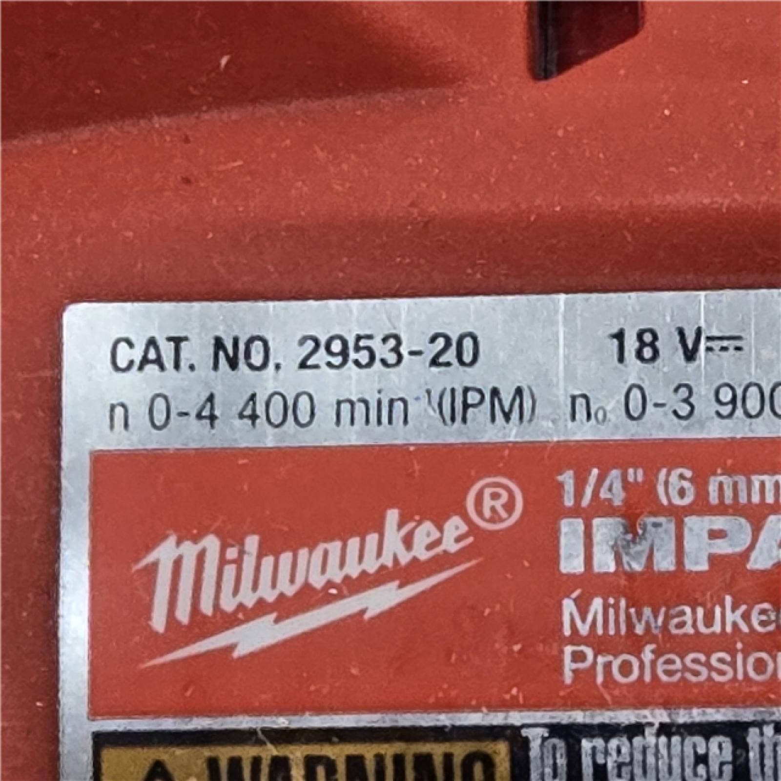 AS-IS Milwaukee 2953-20 18V Cordless 1/4 Hex Impact Driver (Tool-Only)