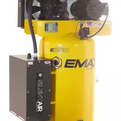 DALLAS LOCATION- AS-IS EMAX Silent Air E350 80 Gal. 175 PSI 5HP 19 CFM Electric Compressor