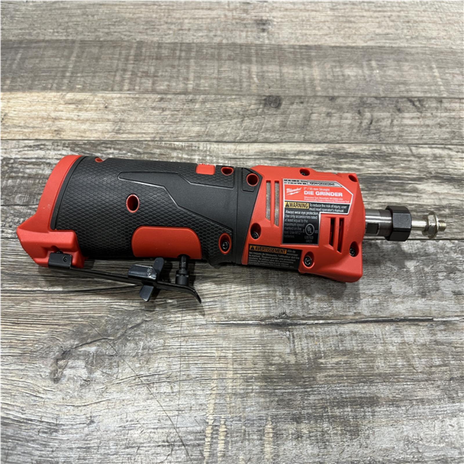 AS-IS Milwaukee FUEL 12V Lithium-Ion Brushless Cordless 1/4 in. Straight Die Grinder (Tool-Only)