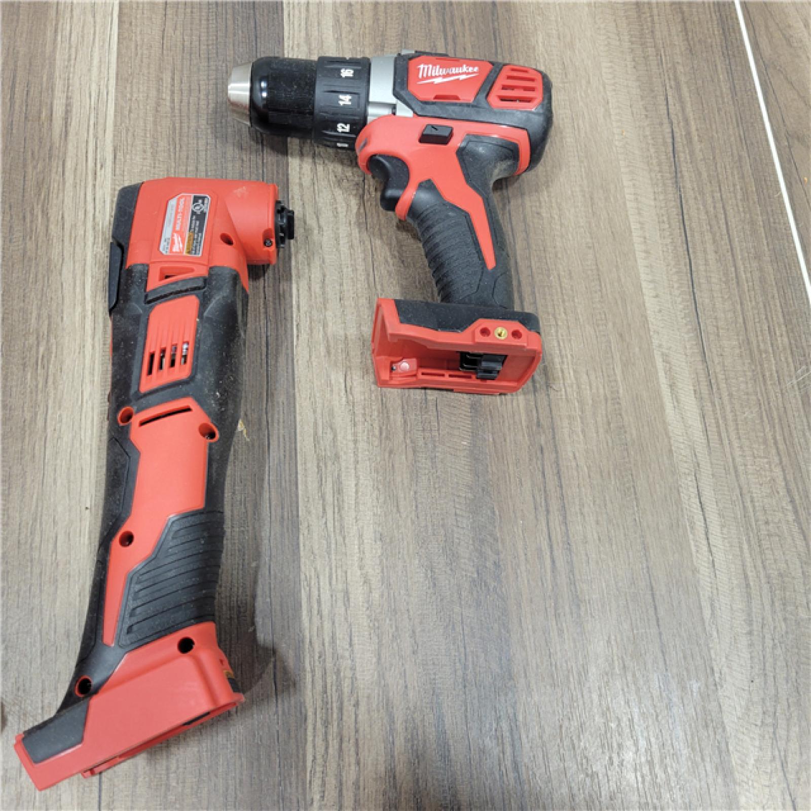 AS-IS Milwaukee  M18 18-Volt Lithium-Ion Cordless Combo Kit 9-Tool with 2-Batteries, Charger and Tool Bag