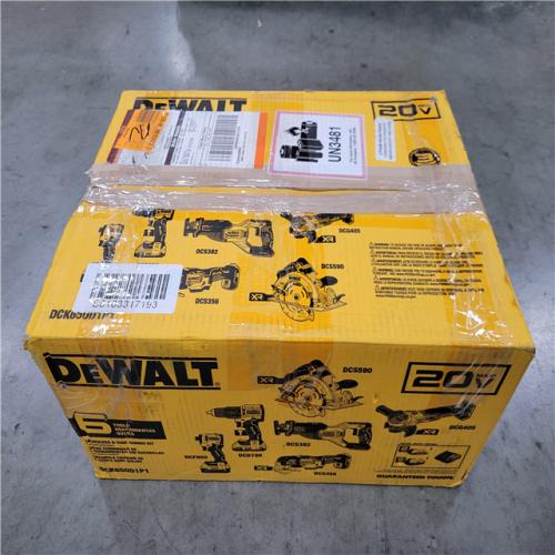CALIFORNIA NEW DEWALT 20V BRUSHLESS 6-TOOL COMBO KIT
