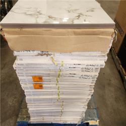 Phoenix Daltile Safari Marble Ash 24 in. x 48 in. Polished Porcelain Floor and Wall Tile (573 sq. ft. /37 case)