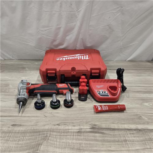 AS-IS Milwaukee M12 12V Lithium-Ion Cordless PEX Expansion Tool Kit