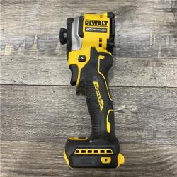 AS-IS DEWALT ATOMIC 20V MAX Lithium-Ion Cordless 1/4 in. Brushless Impact Driver Kit