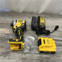 AS-IS DEWALT Atomic 20V Max Lithium-Ion Brushless Cordless Compact 1/4 in. Impact Driver Kit