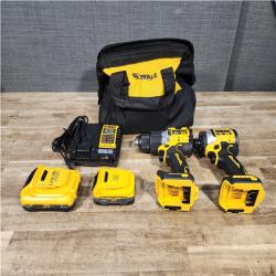 Houston Location AS-IS DEWALT 20V XR Lithium-Ion Cordless 2-Tool Combo Kit