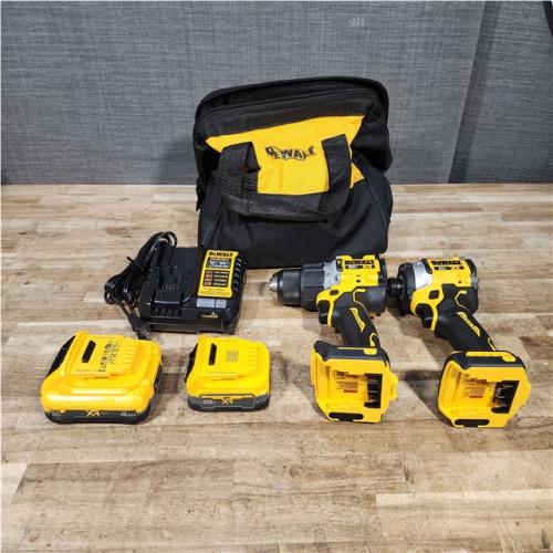 Houston Location AS-IS DEWALT 20V XR Lithium-Ion Cordless 2-Tool Combo Kit
