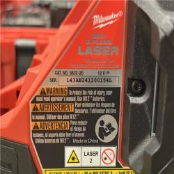 AS-IS Milwaukee 12-Volt Lithium-Ion Cordless Green 250 ft. 3-Plane Laser Level Kit