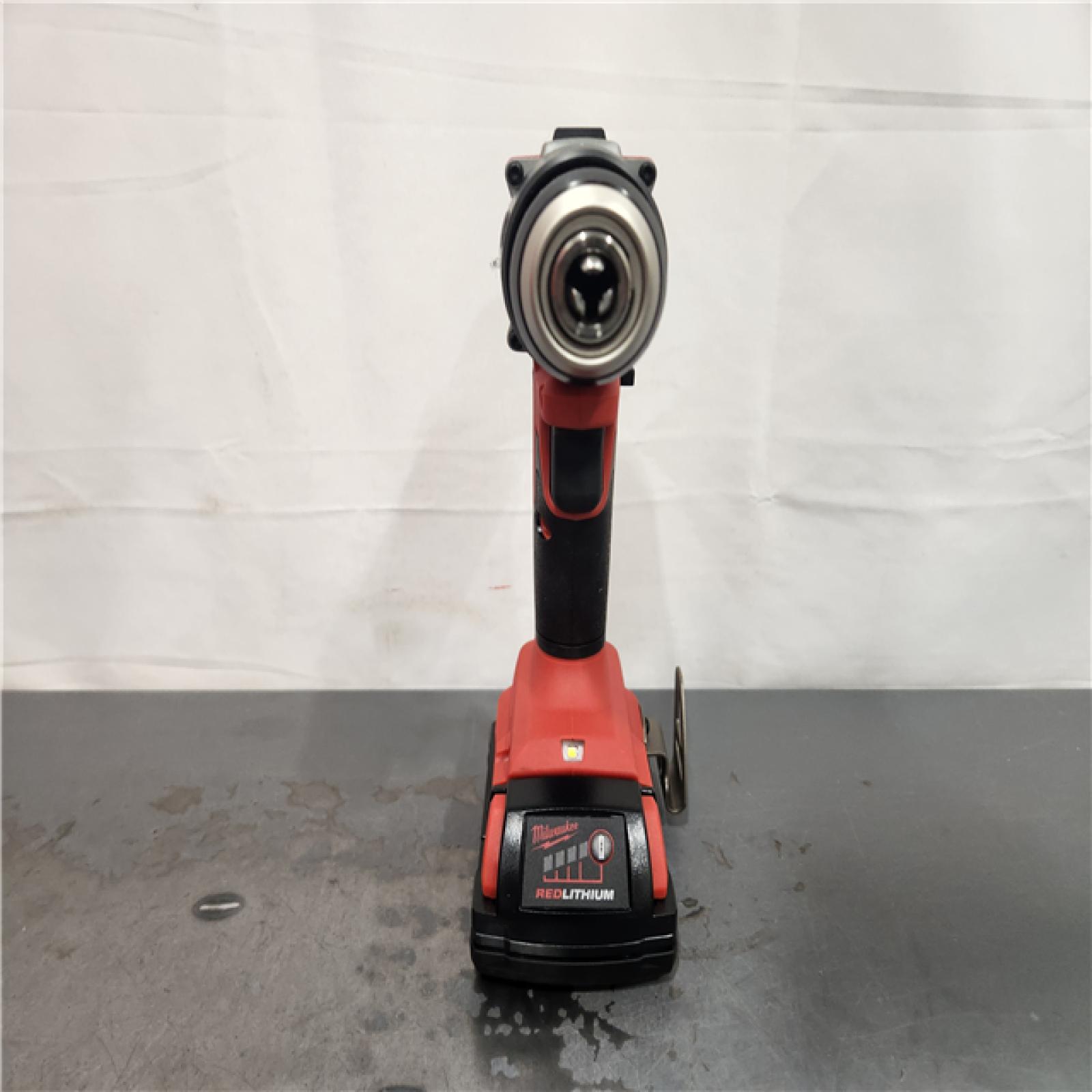 AS-IS- Milwaukee M18 Drill/Driver Kit  Battery Included  18 V  1/2 in Chuck