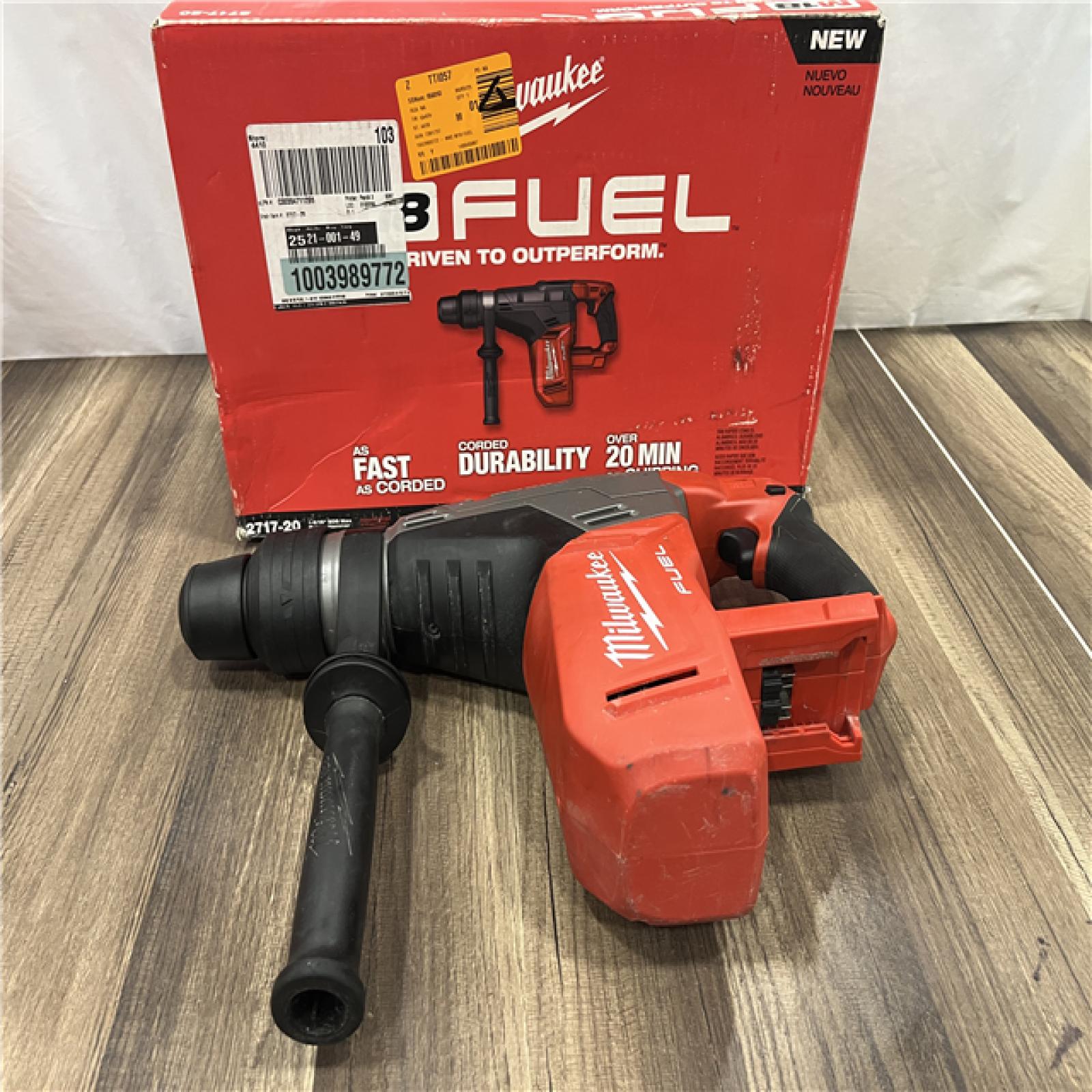 GOOD Milwaukee FUEL 18V Lithium-Ion Brushless Cordless 1-9/16 in. SDS-Max Rotary Hammer (Tool-Only)
