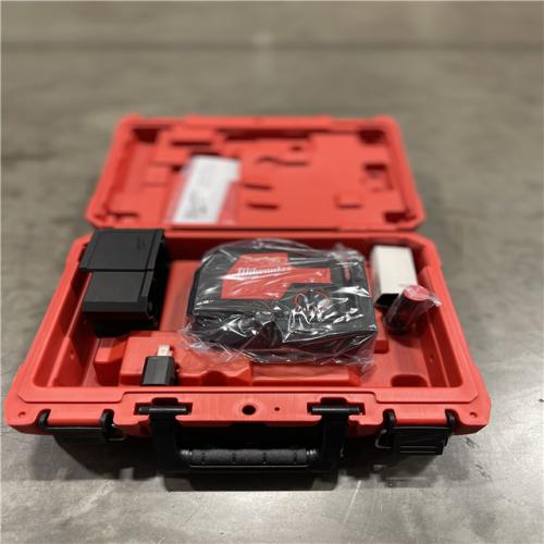 DALLAS LOCATION- AS-IS Milwaukee-3522-21 Green Beam Laser Cross Line Plumb Point USB Rechargeable