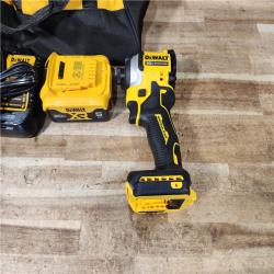 HOUSTON LOCATION - AS - IS DEWALT ATOMIC 20V MAX Lithium-Ion Cordless 1/4 in. Brushless Impact Driver Kit