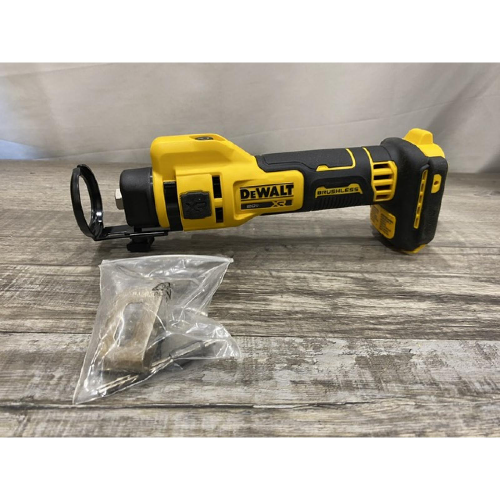 AS-IS DEWALT XR 20V Lithium-Ion Cordless Rotary Drywall Cut-Out Tool (Tool Only)