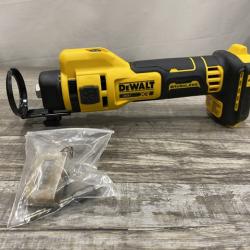 AS-IS DEWALT XR 20V Lithium-Ion Cordless Rotary Drywall Cut-Out Tool (Tool Only)