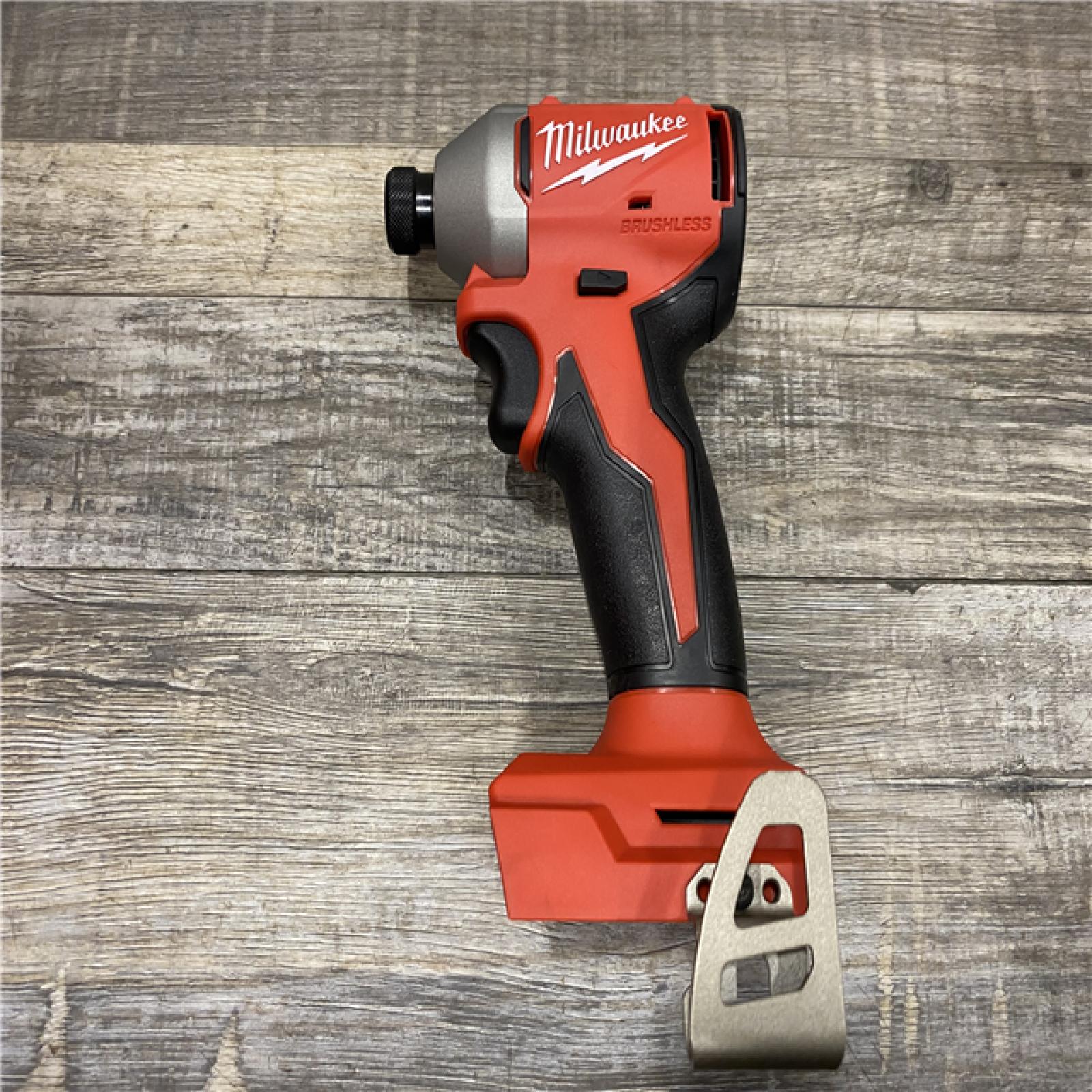 AS-IS Milwaukee 18V Lithium-Ion Brushless Cordless 1/4 in. Impact Driver Kit