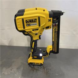 AS-IS - DeWALT 20V MAX XR Lithium-Ion Cordless 18-Gauge Narrow Crown Stapler Kit