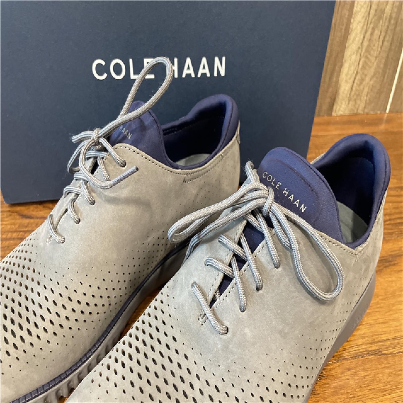 NEW! Cole Haan 2.Zerogrand Laser Wing Tip Oxford Lined (Tornado Nubuck/Pavement) SZ 10