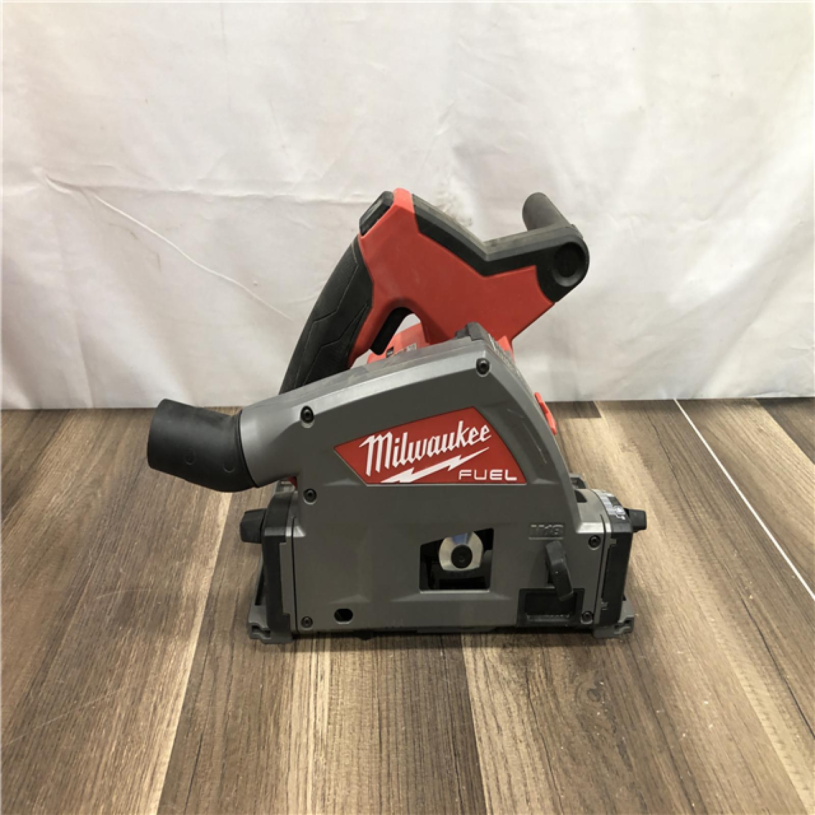 AS-IS Milwaukee FUEL 18V Lithium-Ion Cordless Brushless 6-1/2 in. Plunge Cut Track Saw (Tool-Only)
