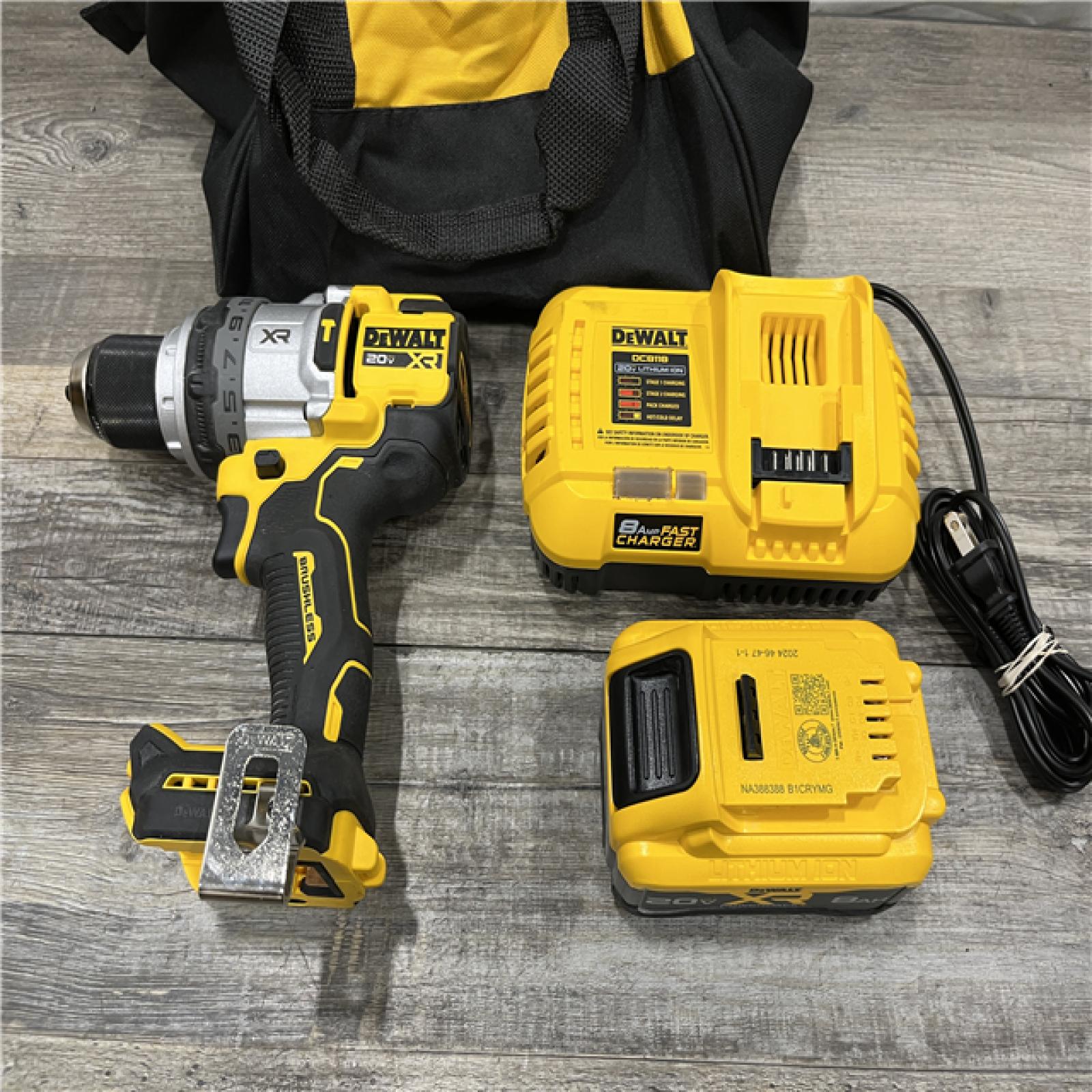 AS-IS DEWALT 20V XR Lithium-Ion Cordless Hammer Drill Kit
