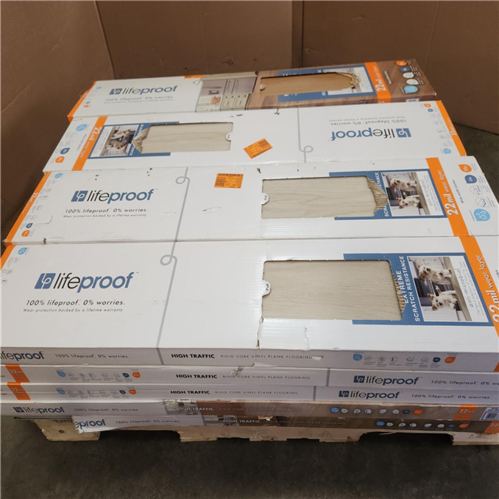 Phoenix AS-IS Mixed Lifeproof Flooring Pallet (20 Cases)