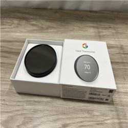 AS-IS Google Nest Thermostat - Programmable Smart Thermostat for Home - Charcoal