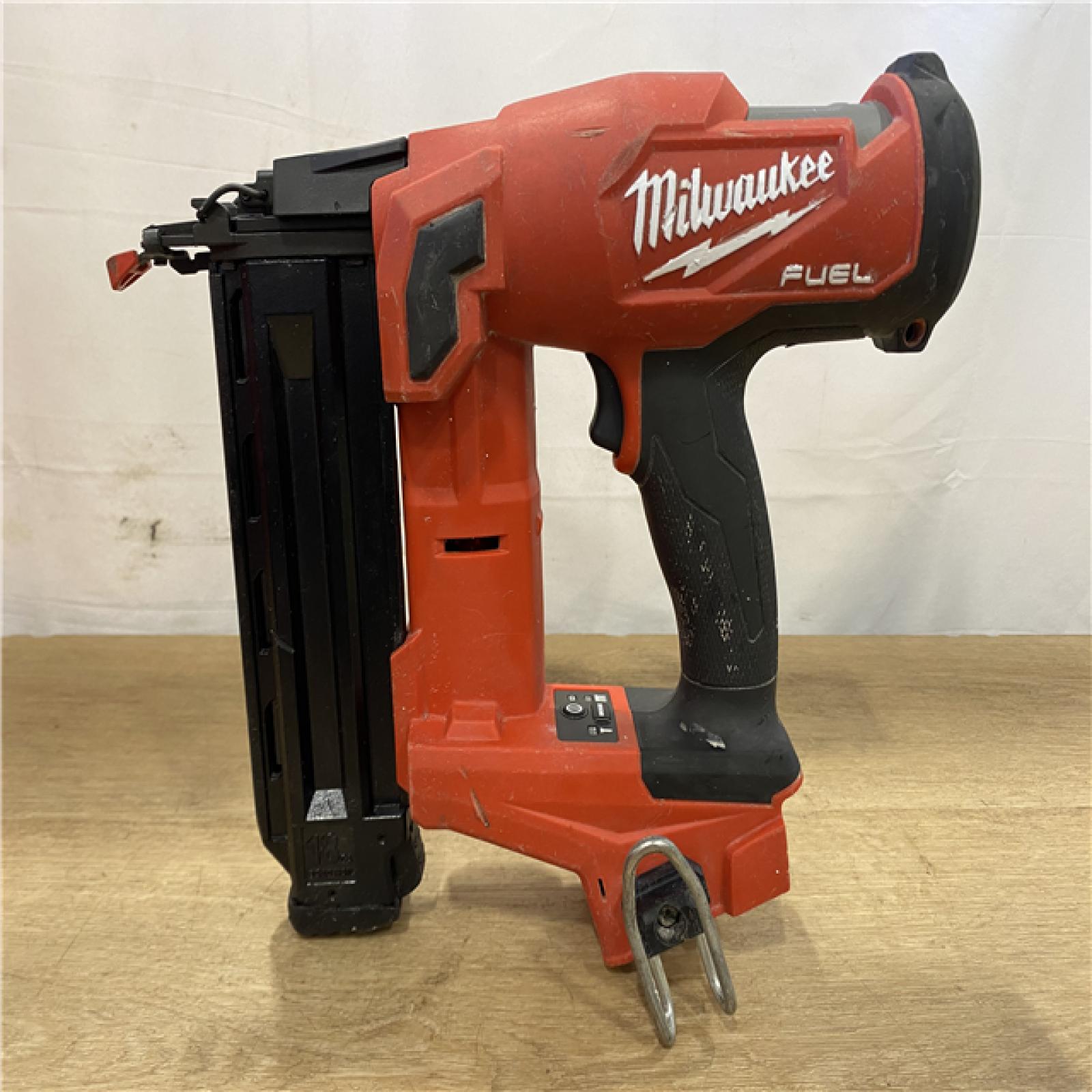 AS-IS Milwaukee FUEL 18-Volt Lithium-Ion Brushless Cordless Gen II 18-Gauge Brad Nailer (Tool-Only)